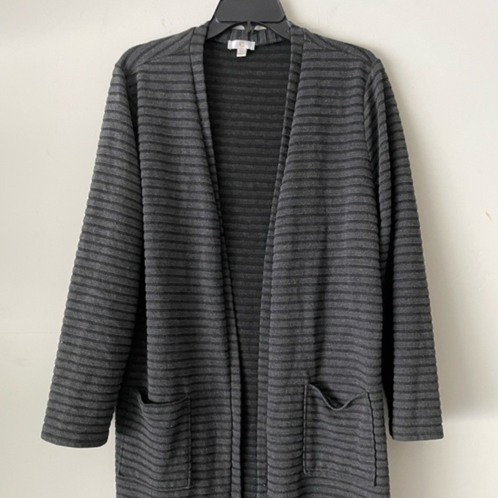 C.CLINE Womens Open Cardigan Size XL